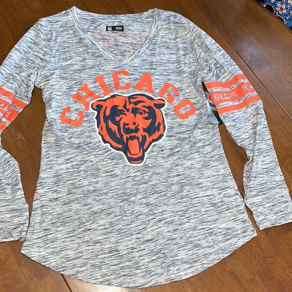 New Chicago Bears long sleeve top size M NFL nice - Picture 1 of 8